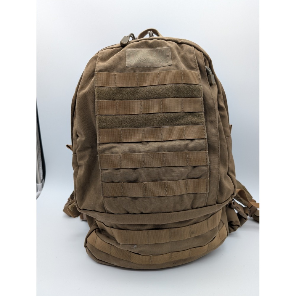 CamelBak HAWG Tactical Hydration Backpack Coyote Tan Cordura Military Bag READ!